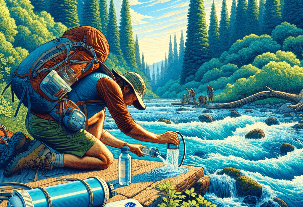water filtration in the wilderness
